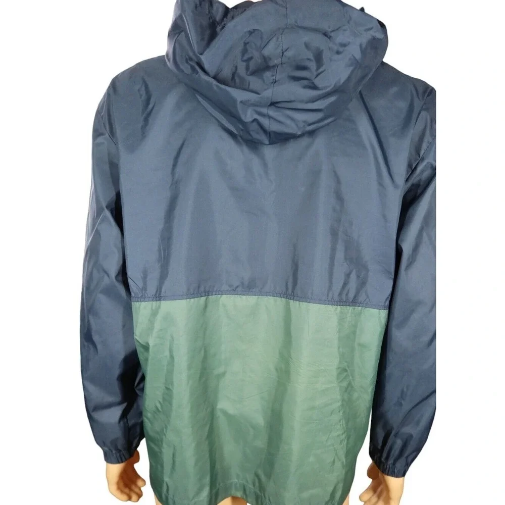 Disney World WDW Windbreaker Jacket Size S Est. 1971‎ Mickey Mouse Blue/Green